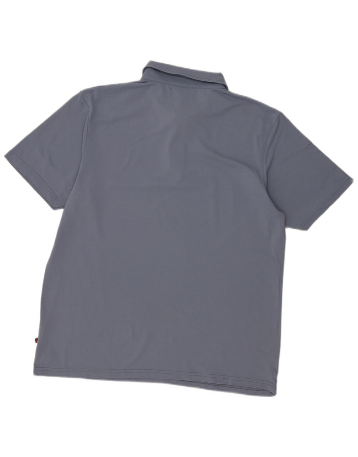 Tricou polo Marlboro Classics pentru bărbați 2XL, poliamidă albastră