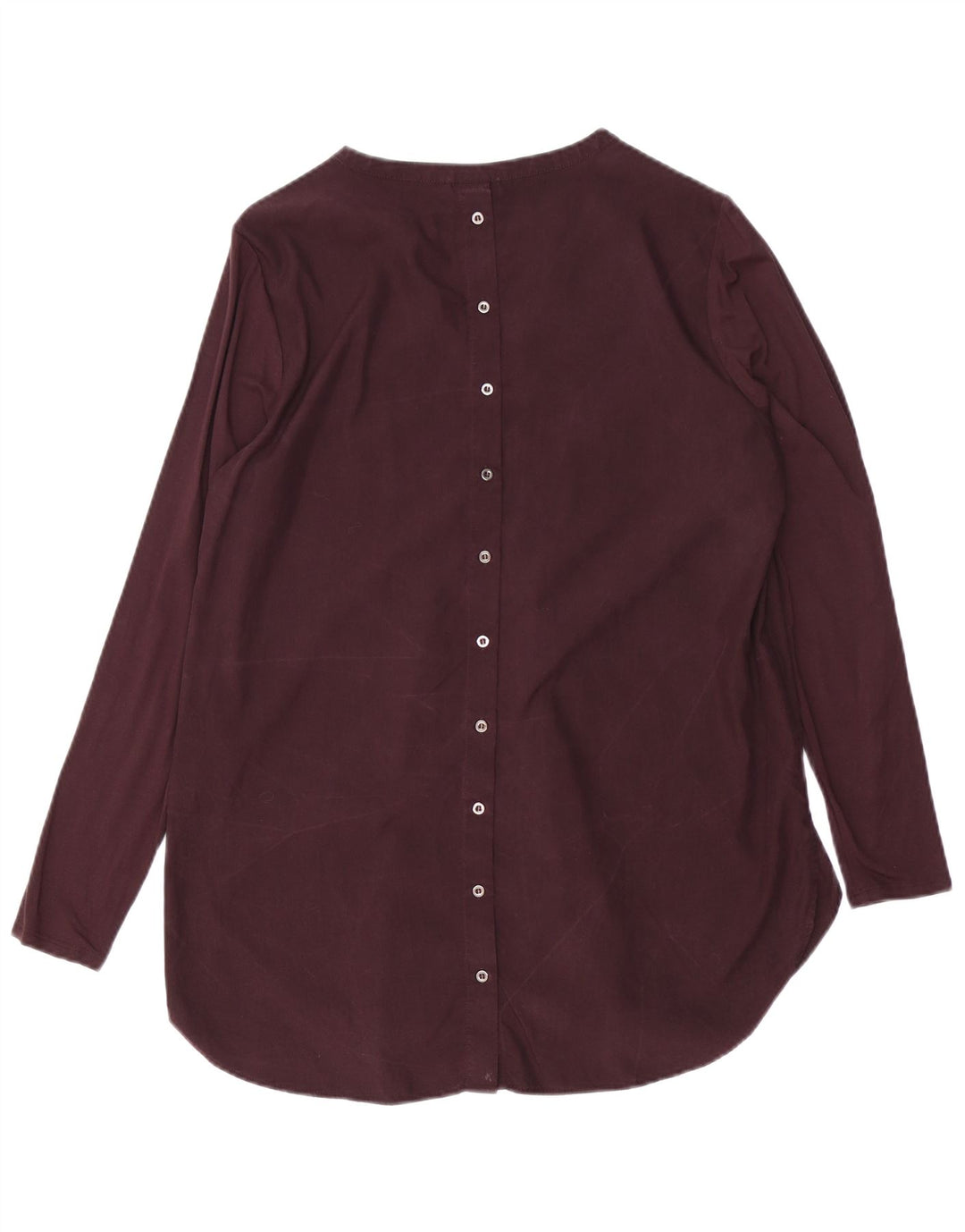 MINT VELVET Top cu tunică pentru femei UK 14 Large Burgundy Poliester