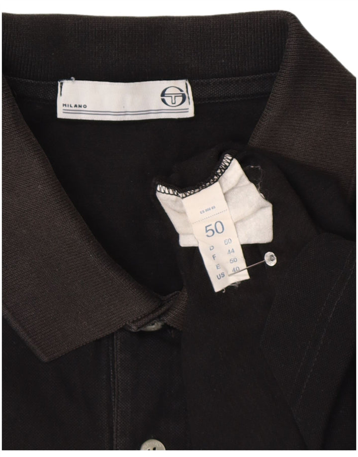 Tricou polo Sergio Tacchini pentru bărbați IT 50 Medium Negru