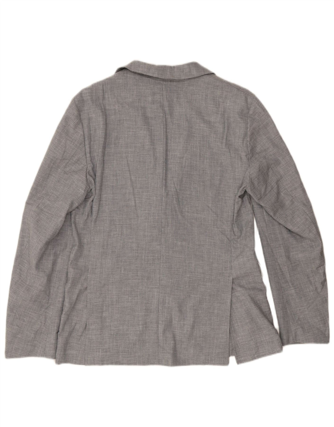 Jachetă blazer pentru bărbați Zara, cu 2 nasturi, UK 40, mare, gri, poliester cu picioare de găină