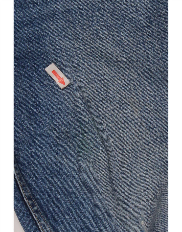 Blugi slim pentru femei Distressed Zara EU 40 Medium W30 L27 Albastru