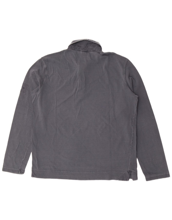 Tricou polo Trussardi Jeans pentru bărbați, bumbac gri 2XL