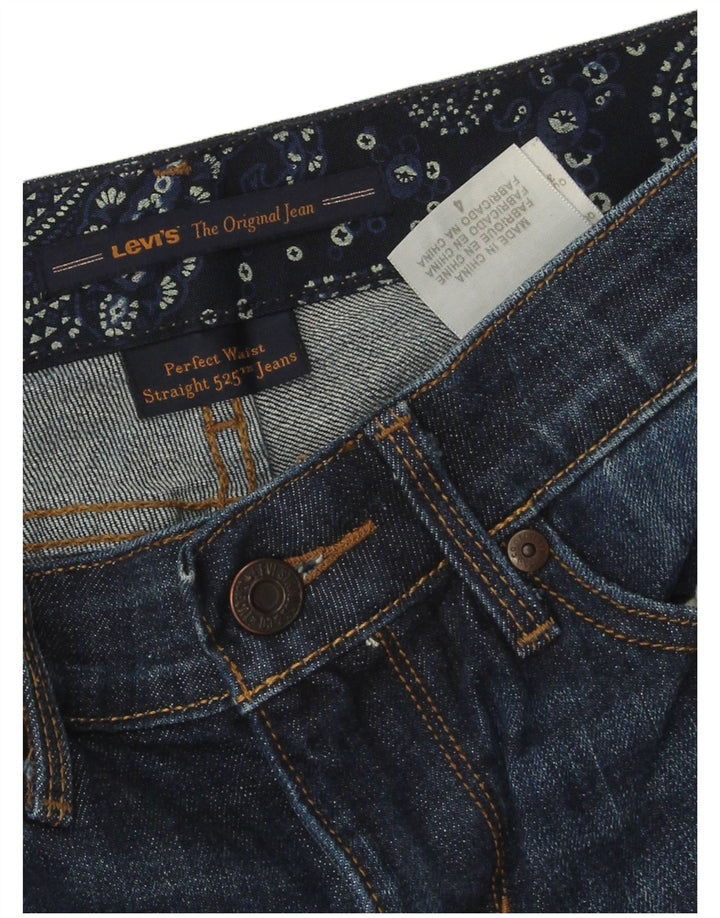 LEVI'S Blugi drepti 525 pentru femei US 4 mici W28 L28 bleumarin bumbac