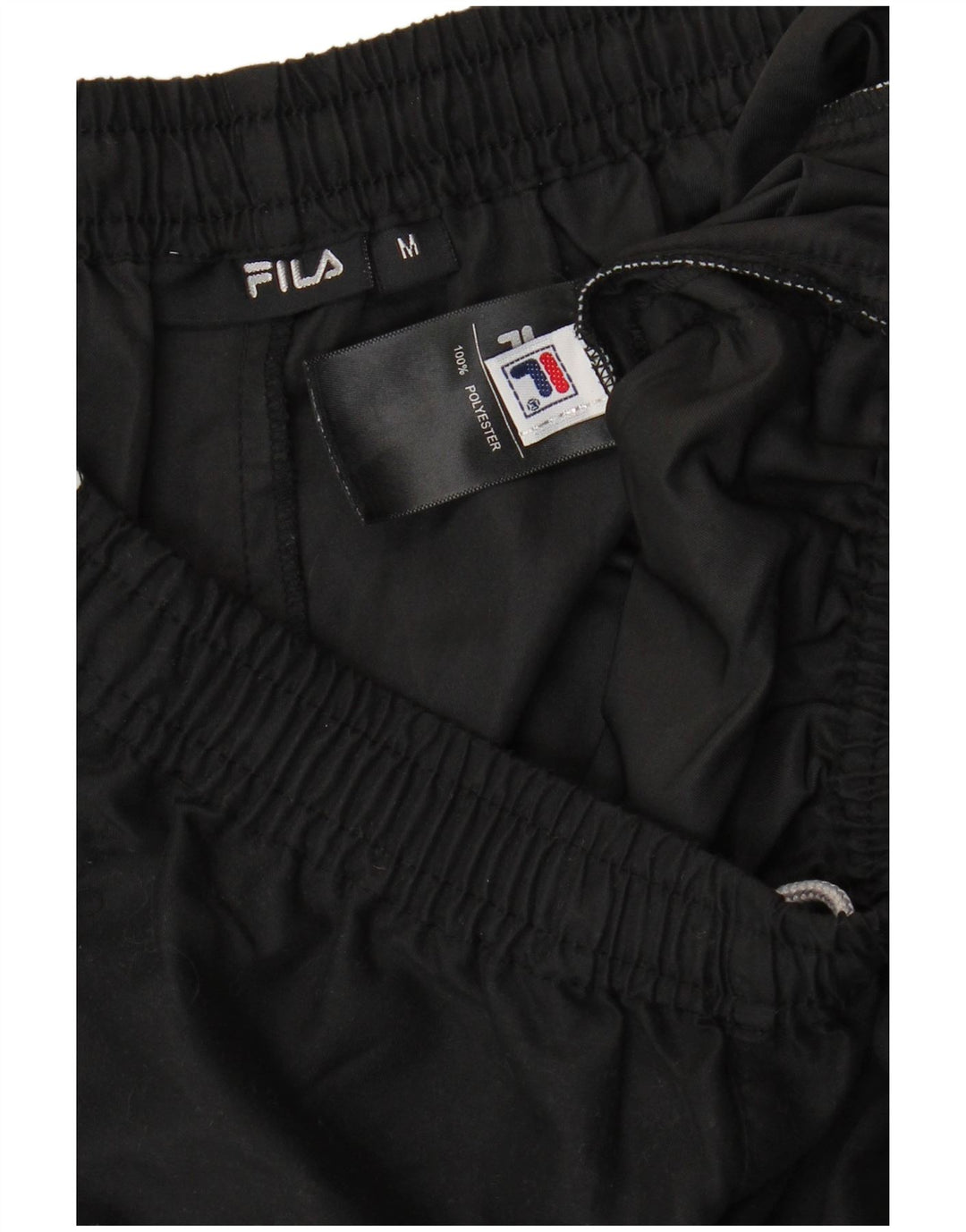 Pantaloni de trening FILA Capri pentru bărbați, poliester mediu negru