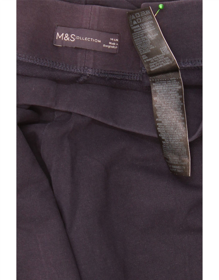 Leggings pentru femei Marks & Spencer UK 14 mare, albastru, bumbac