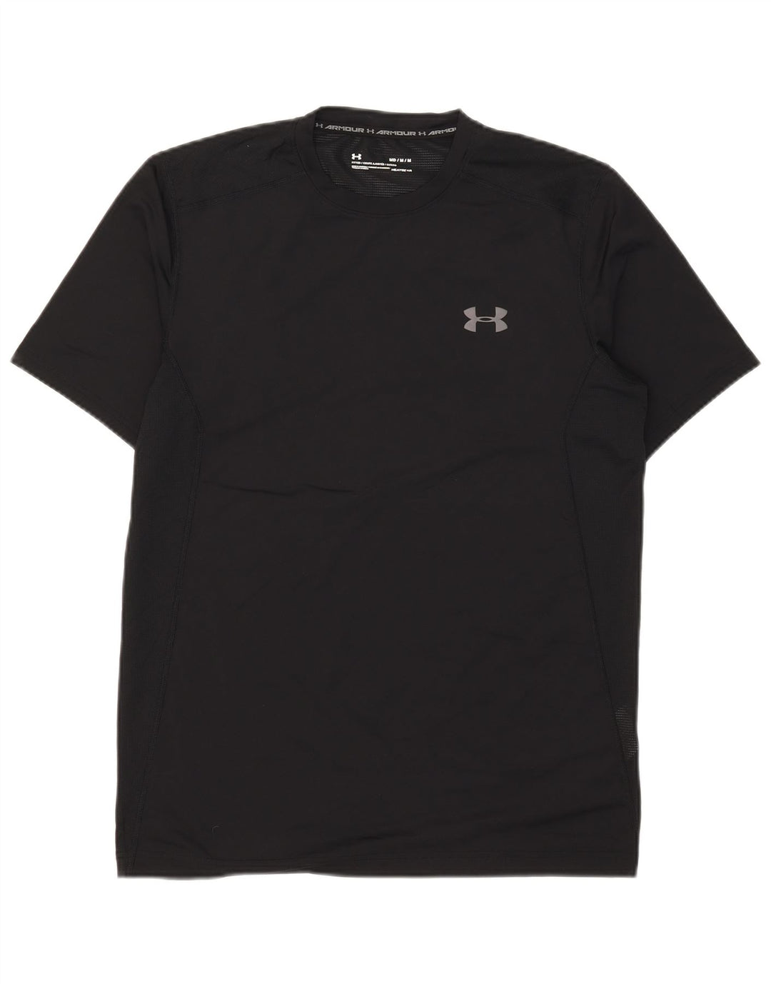 Tricou Under Armour pentru bărbați Heat Gear Top Mediu Poliester Negru