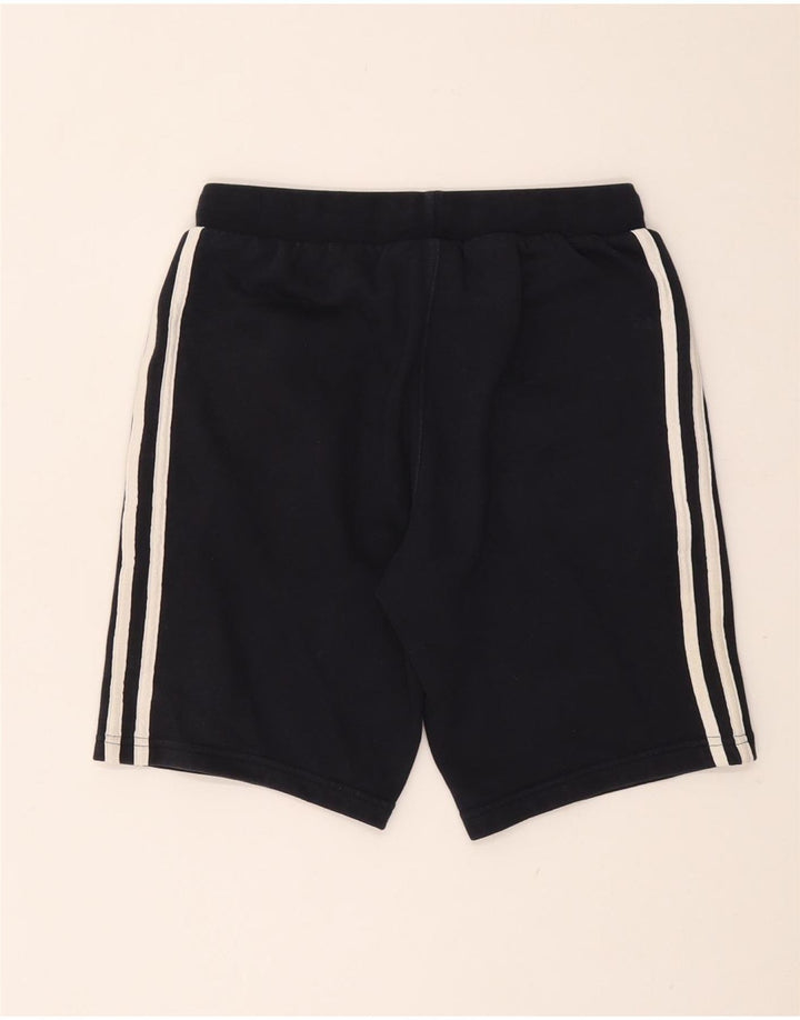 Pantaloni scurți sport ADIDAS pentru băieți 11-12 ani, bumbac bleumarin