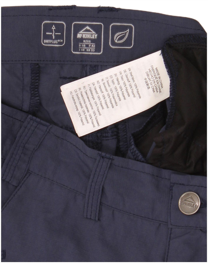 Pantaloni scurți cargo McKinley pentru bărbați W33 Poliamidă albastru bleumarin mediu