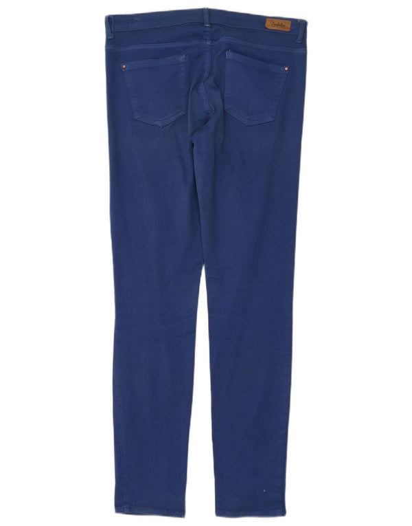 Pantaloni de damă Zara Trafaluc Slim Casual EU 42 Mari L32 L32 Albastru