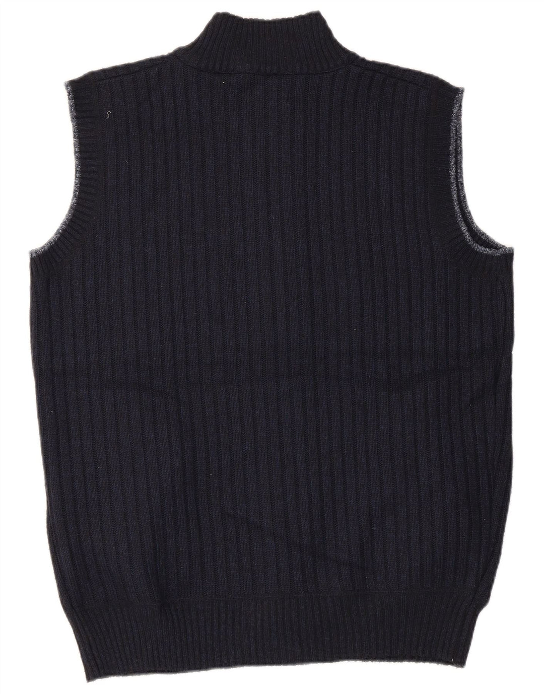 Pulover cardigan fără mâneci pentru bărbați Pierre Cardin, poliester mediu bleumarin