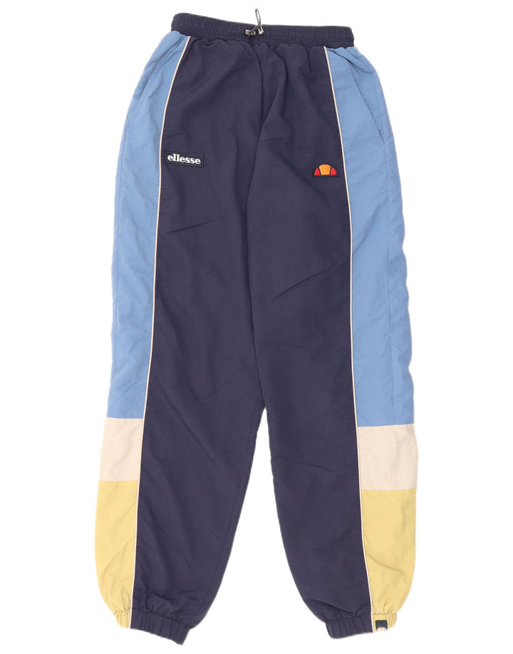 Pantaloni de trening pentru femei ELLESSE Pantaloni de jogging UK 8 Mici, bleumarin, color block