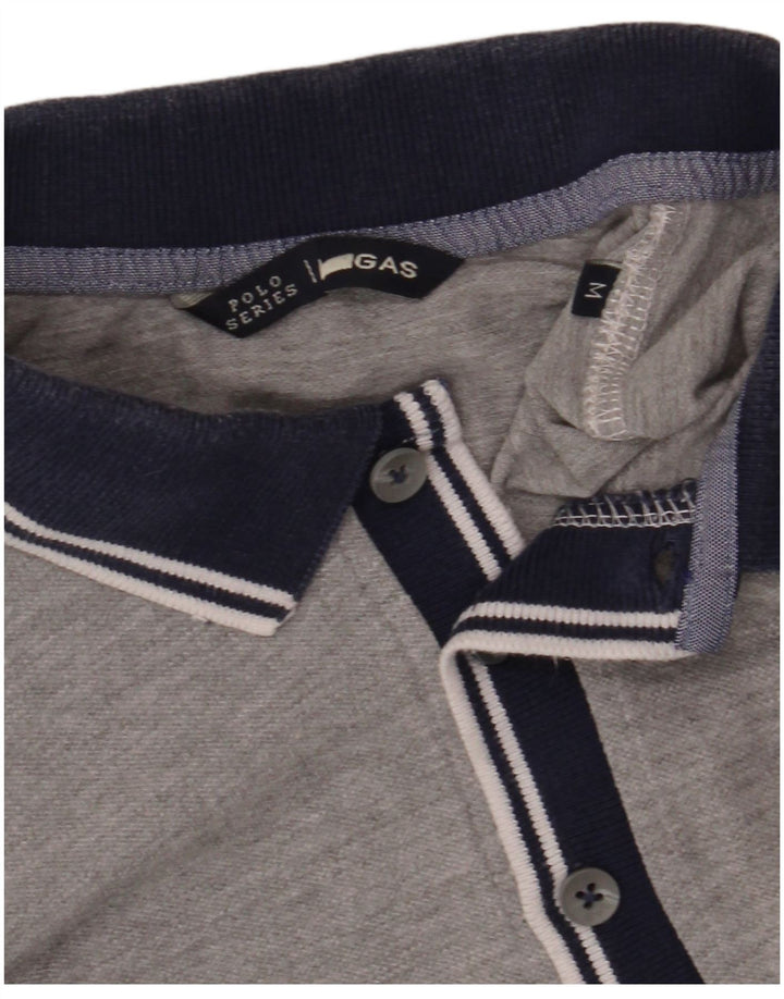 Tricou polo pentru bărbați GAS, gri mediu