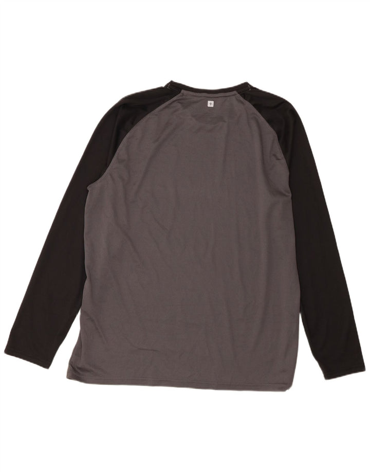 Mountain Warehouse pentru bărbați IsoCool Top cu mânecă lungă XL gri Colorblock