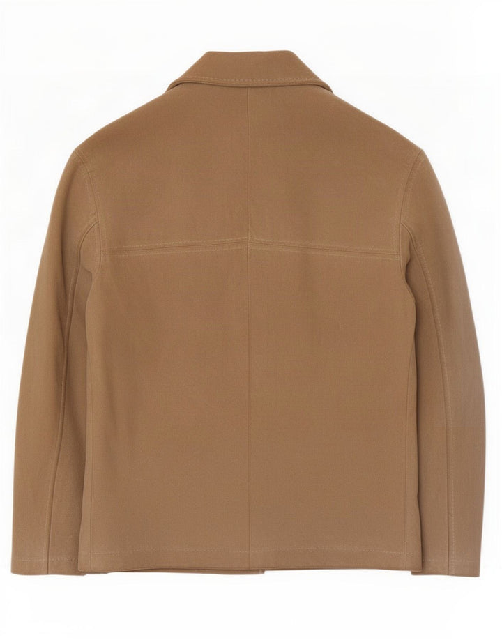 Bomber Vintage de damă din piele intoarsa IT 42 Medium Beige Piele