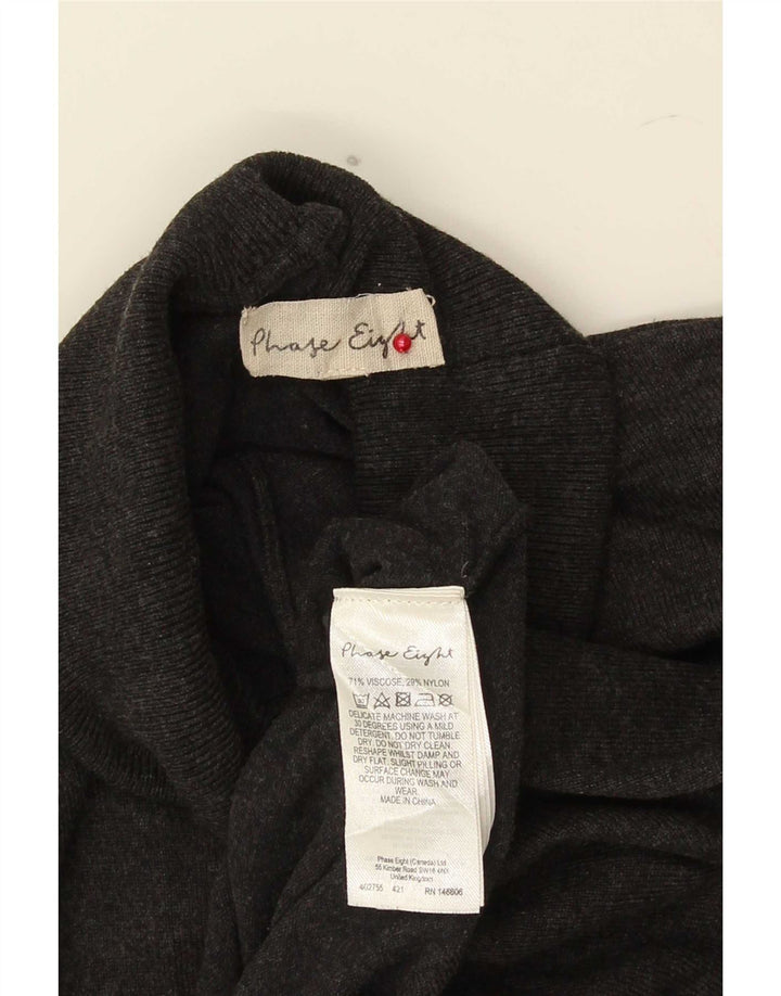 Phase Eight Pulover cu gât rulat pentru femei UK 14 mare, gri