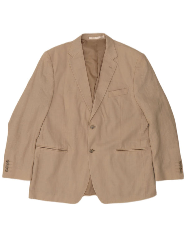 Jachetă pentru bărbați Marks & Spencer, cu 2 nasturi, UK 44 XL, in bej