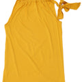 Massimo Dutti Femei Halter Top UK 14 Large Yellow