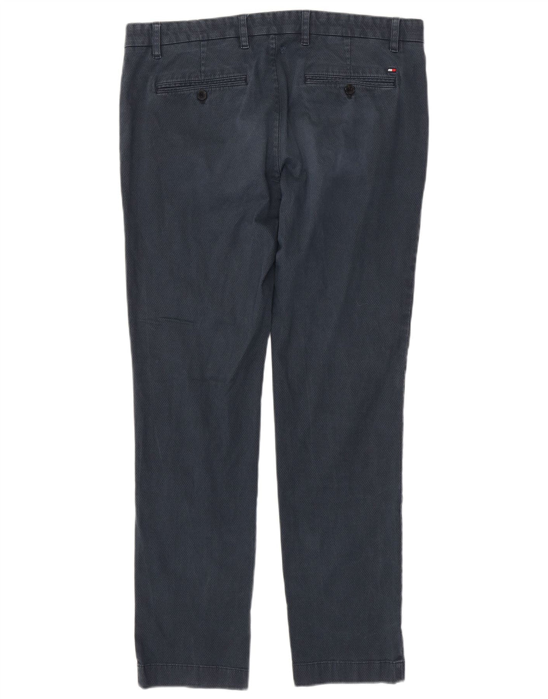 TOMMY HILFIGER Pantaloni chino slim pentru bărbați W36 L32 bumbac bleumarin