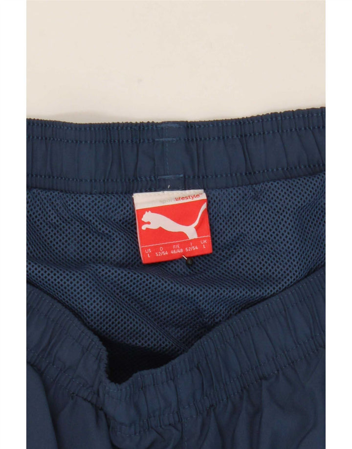 Pantaloni scurți sport grafic Puma pentru bărbați, mari bleumarin