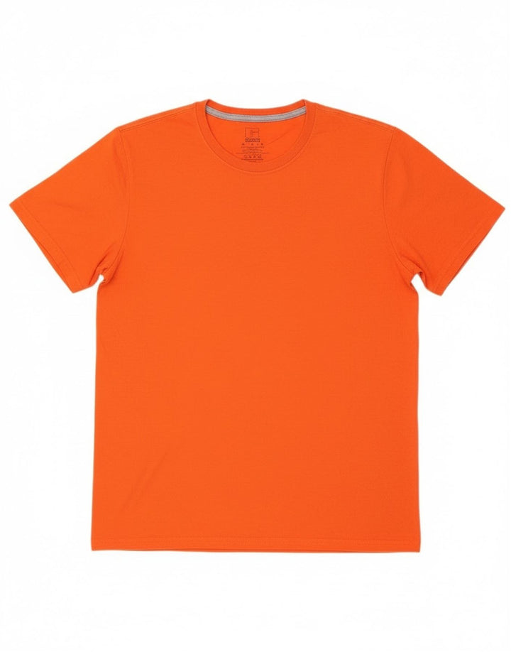 Tricou Russell Athletic pentru bărbați Top din bumbac portocaliu mediu