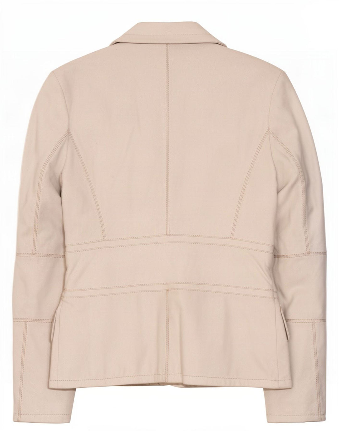 Jachetă Blazer din piele cu 2 nasturi Conbipel IT 42 Medium White