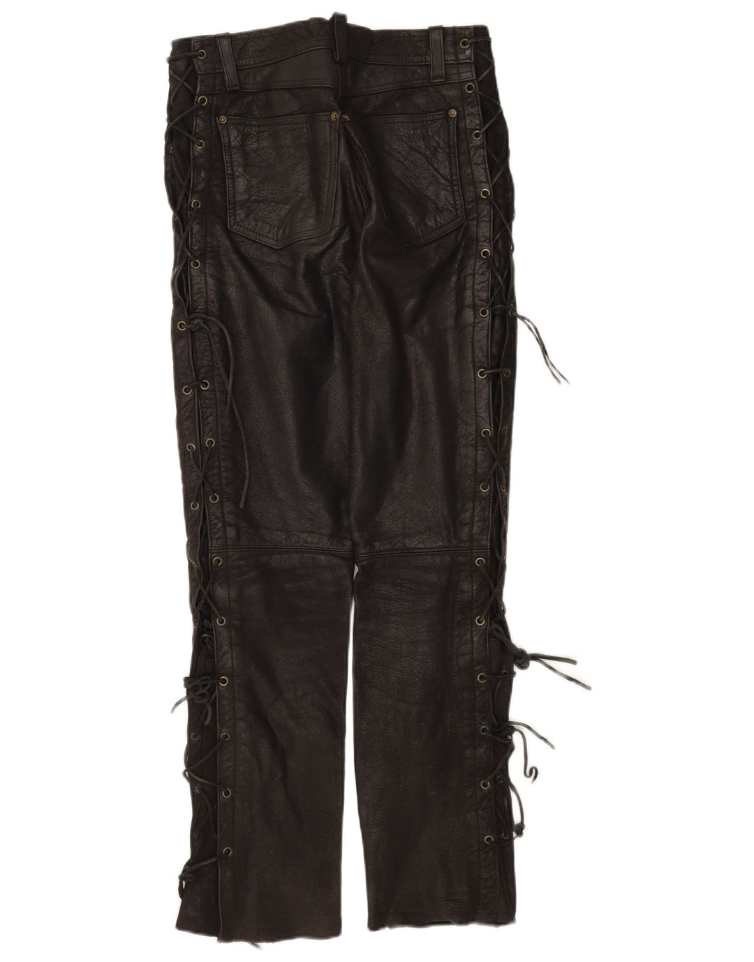 Pantaloni de piele Modeka pentru femei W28 L30 piele neagră
