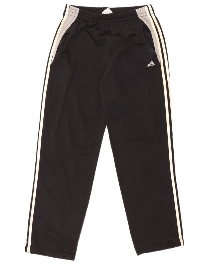 Pantaloni de trening ADIDAS pentru bărbați UK 38/40 Medium Black Colorblock