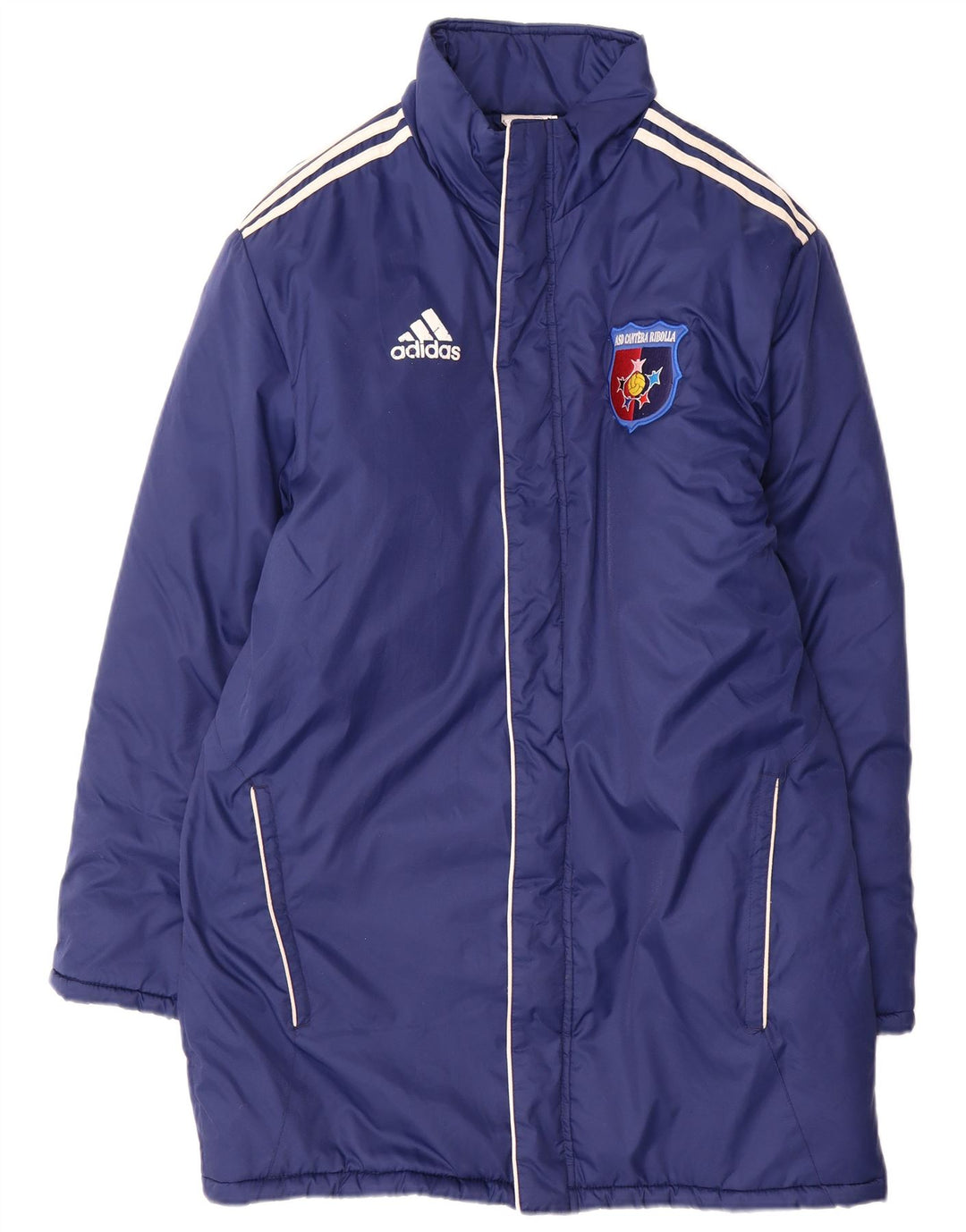 Palton căptușit pentru bărbați Adidas UI 34/36 Nylon mic albastru