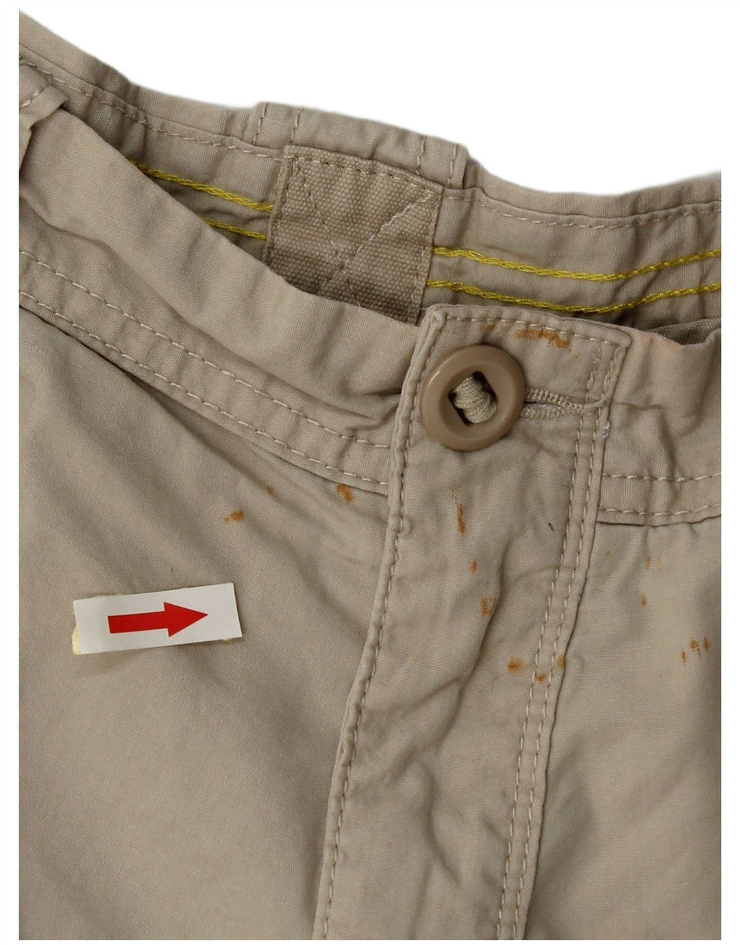 Pantaloni scurți pentru bărbați Marks & Spencer Blue Harbour Cargo W36, mare, bej, bumbac