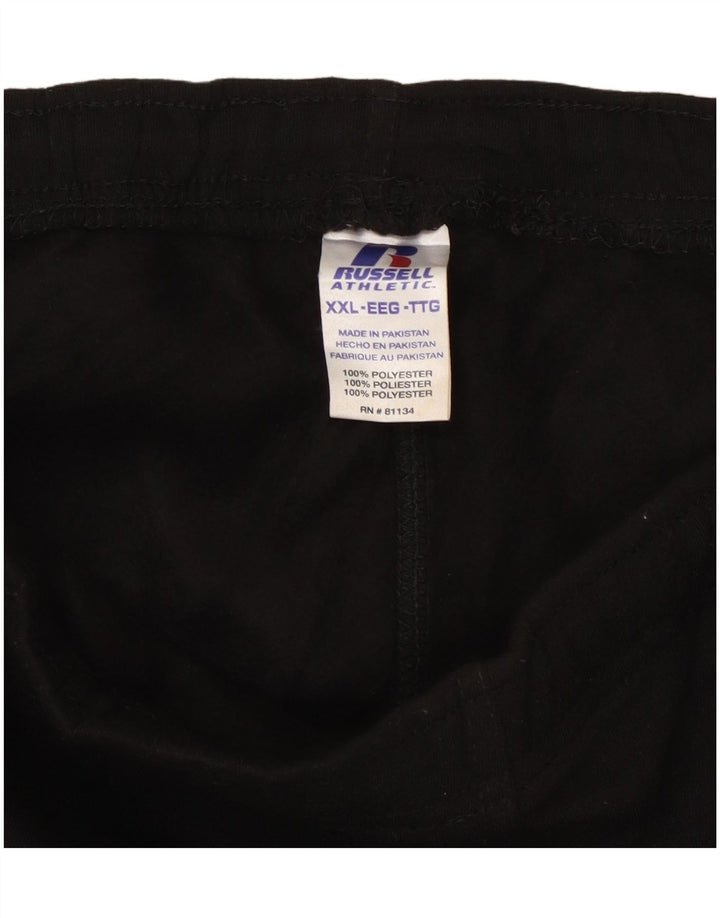 RUSSELL ATHLETIC Pantaloni de trening cargo pentru bărbați 2XL poliester negru