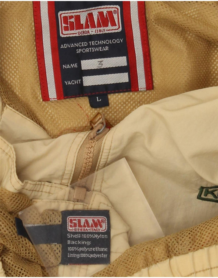 Slam Bomber Jacket pentru bărbați UK 40 mare, bej, nailon
