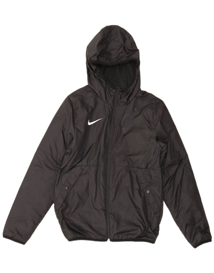 Jachetă de ploaie cu glugă pentru bărbați Nike UK 36 Small Negru