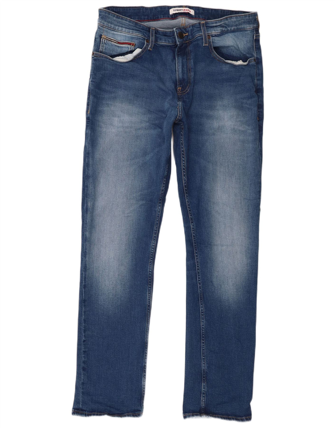 Tommy Hilfiger Ryan Regular Straight Jeans pentru bărbați W34 L32 Bumbac albastru