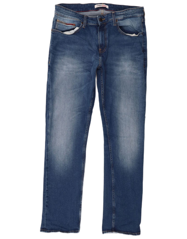 Tommy Hilfiger Ryan Regular Straight Jeans pentru bărbați W34 L32 Bumbac albastru