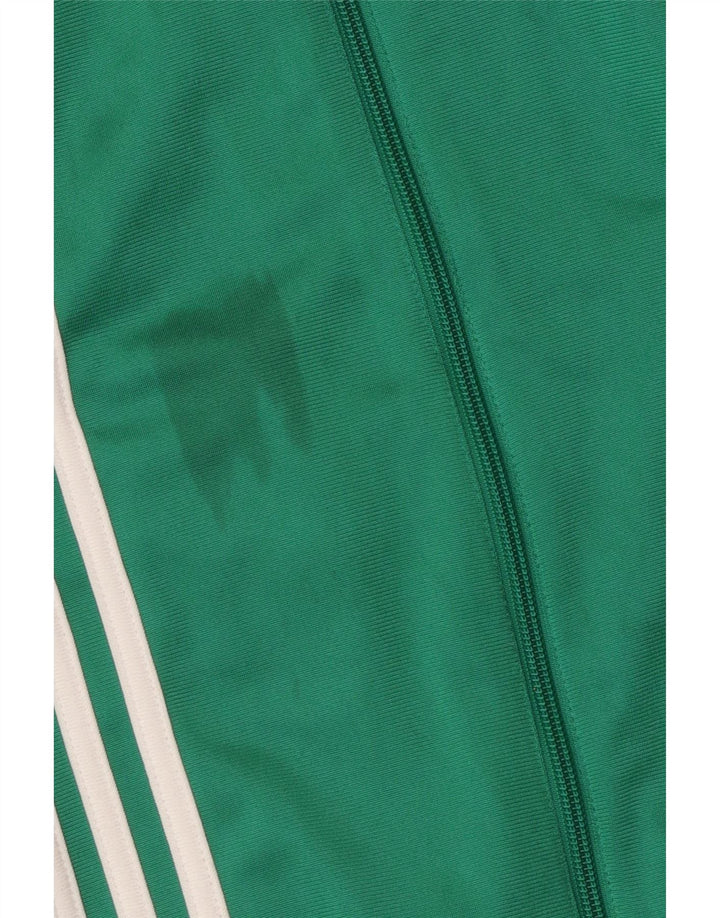 Jachetă de trening pentru băieți Adidas 13-14 ani, color verde