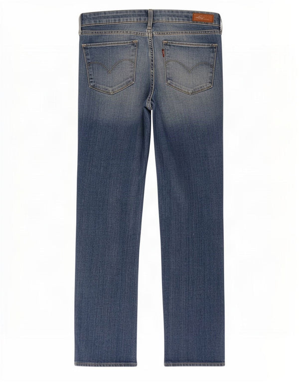 Blugi drepti Levi's Demi Curve pentru femei W27 L27 Bumbac albastru