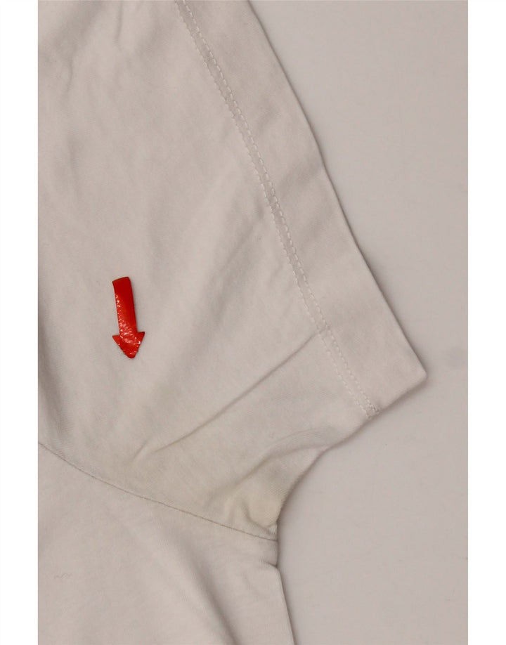 Tricou Tommy Hilfiger pentru bărbați Top Medium White Bumbac
