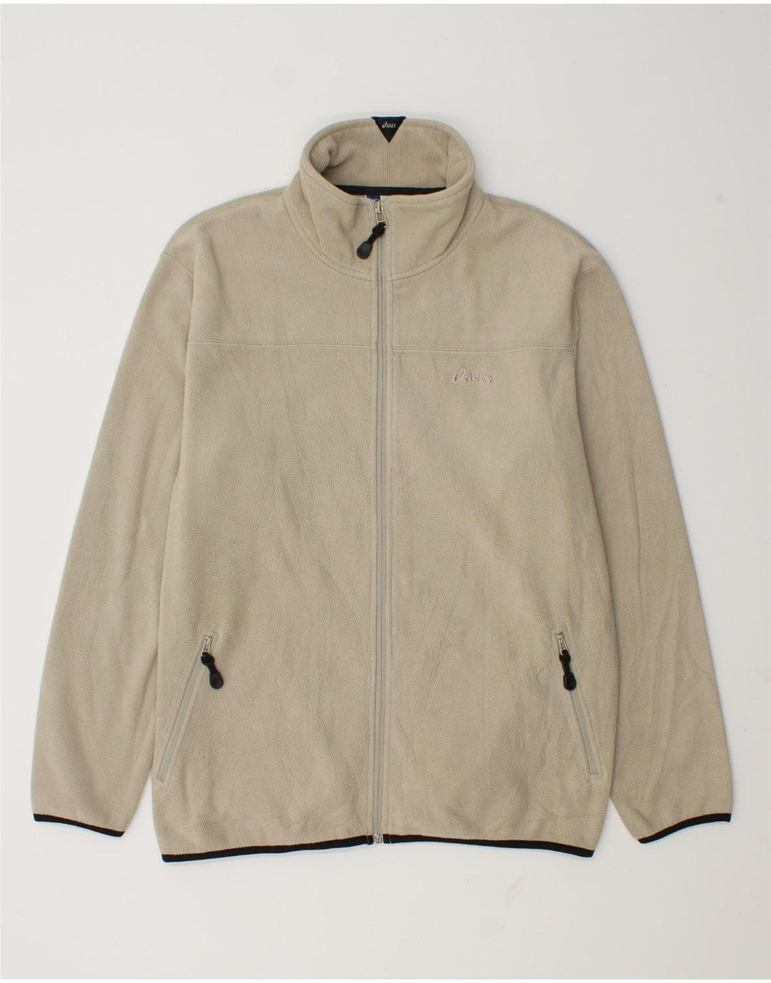 Jachetă fleece pentru bărbați Asics UK 40, mare, bej, poliester