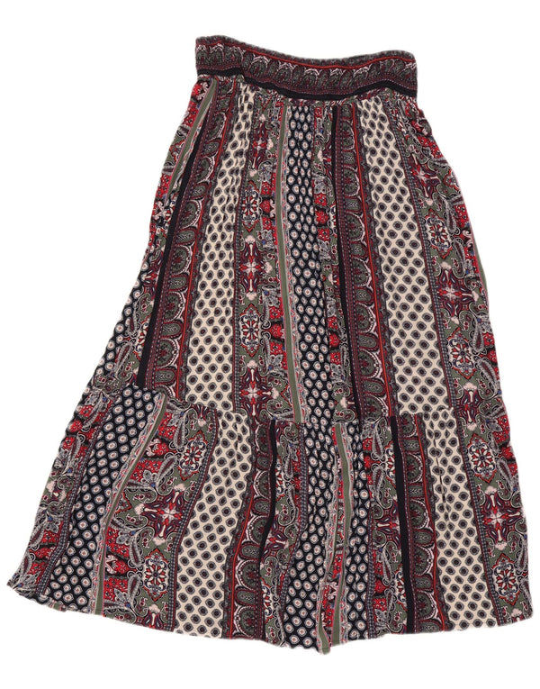 Fusta țigănească pentru femei Monsoon Medium W30 Multicolor Patchwork Viscose