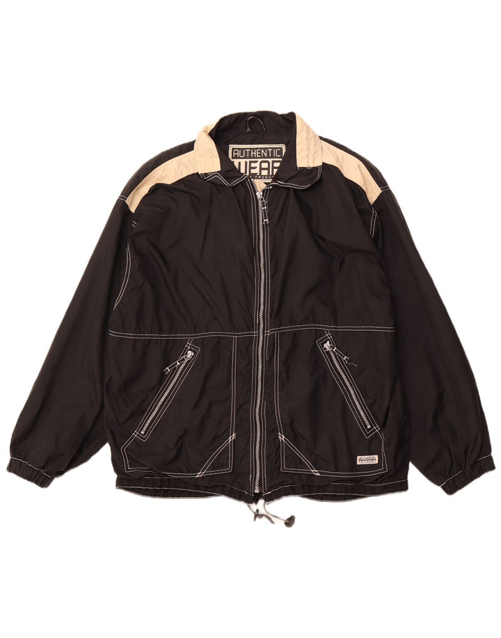 Jachetă utilitare AUTHENTIC pentru bărbați, cu ajustare largi, UK 38 Medium Black