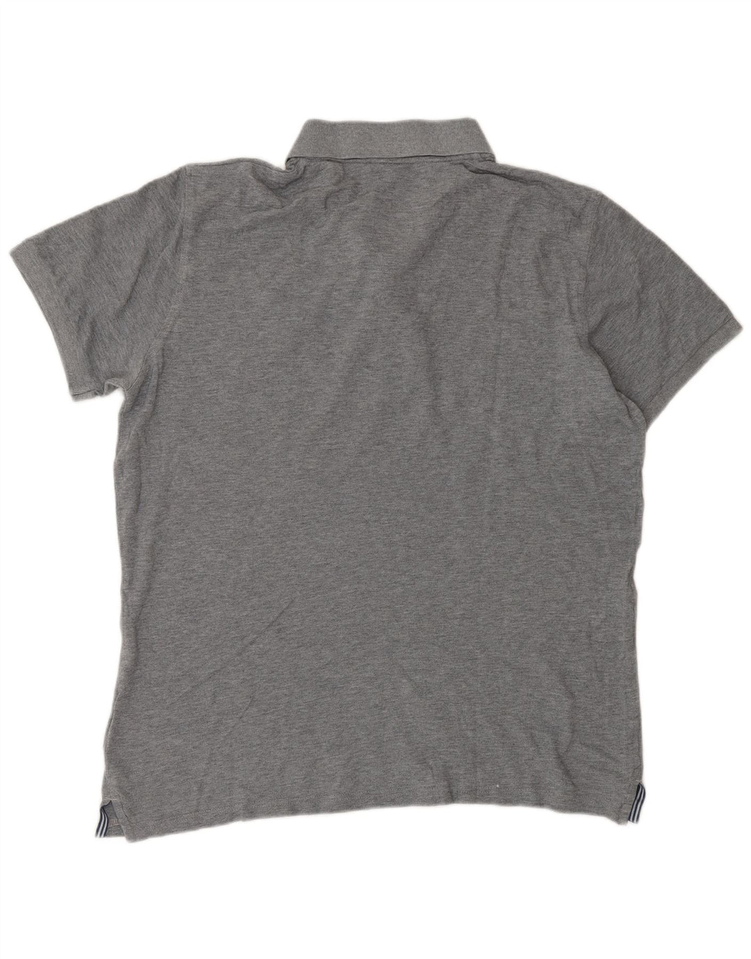 Tricou polo pentru bărbați Gant, bumbac gri mediu