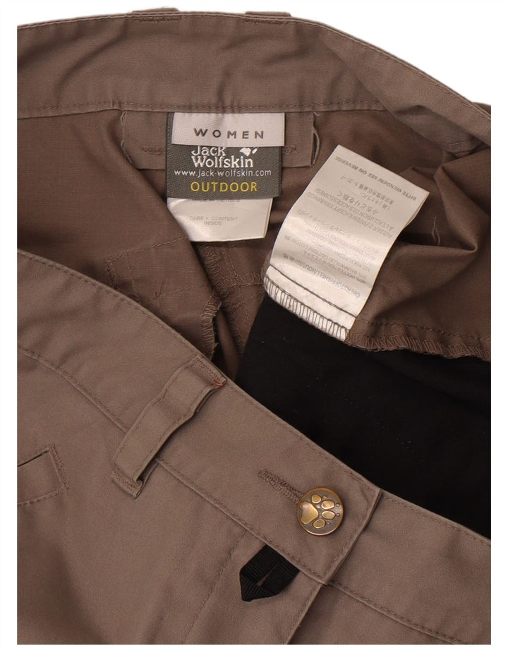 Jack Wolfskin Pantaloni cargo pentru drumeții pentru femei Mici W28 L29 Poliester gri