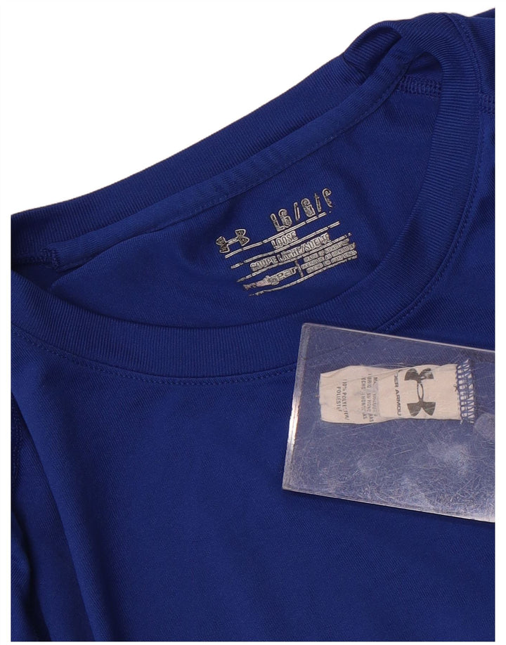 Tricou Under Armour pentru bărbați Top mare poliester albastru
