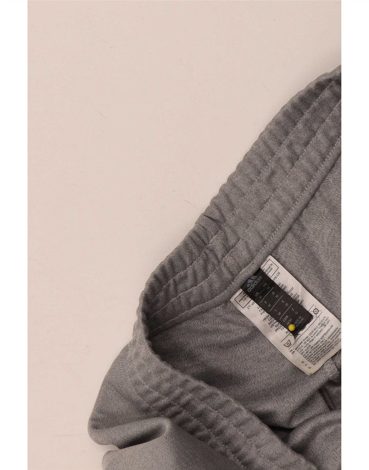 Pantaloni de trening pentru femei Adidas, gri mediu, poliester