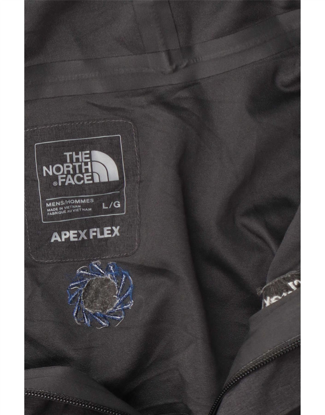 Jachetă de ploaie cu glugă pentru bărbați The North Face UK 40, mare, gri