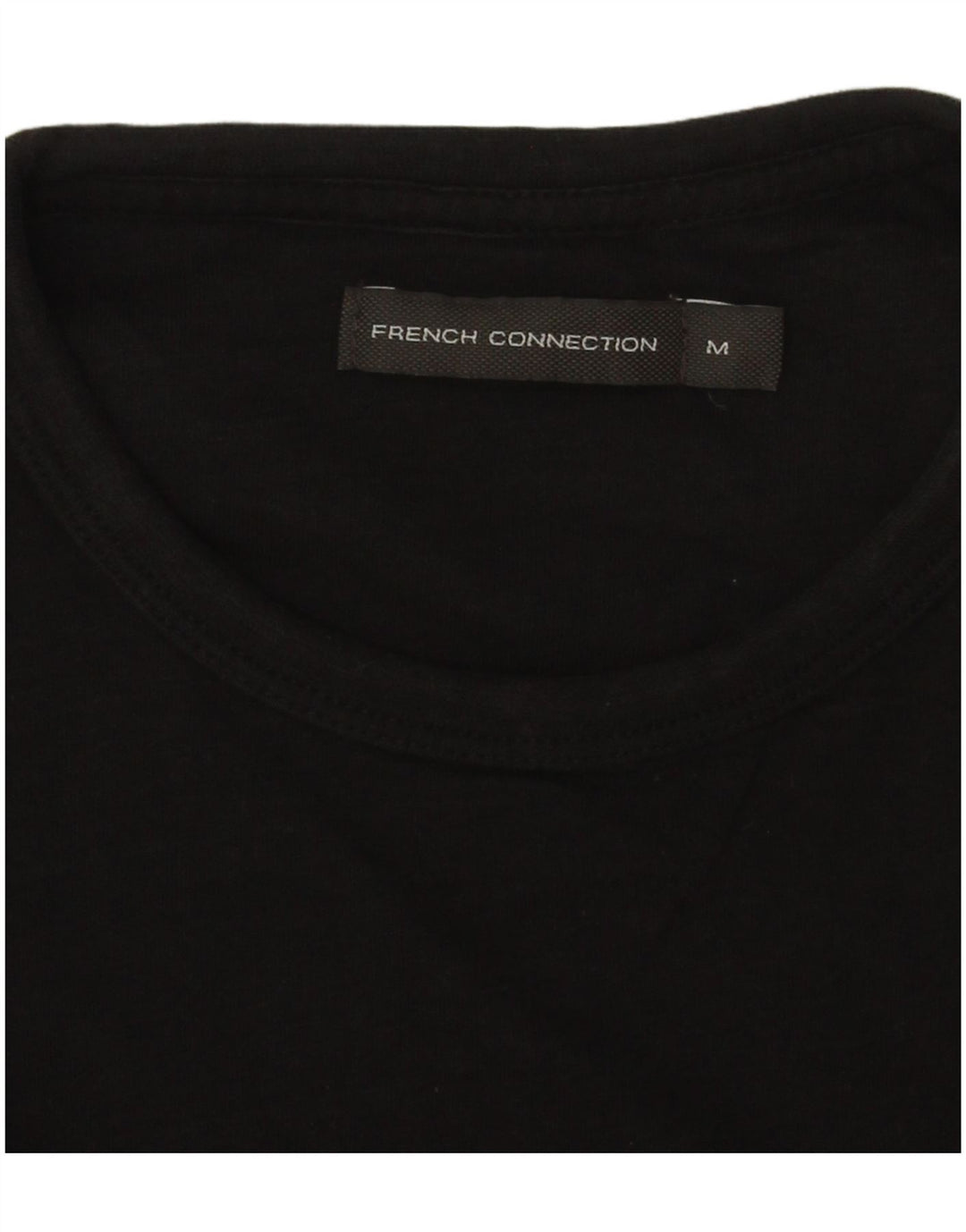 Tricou pentru bărbați French Connection Top Mediu Negru Bumbac