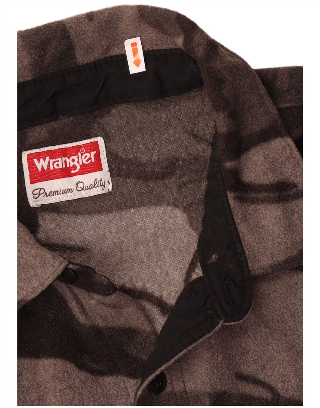 Cămașă din lână Wrangler pentru bărbați 2XL, gri camuflaj
