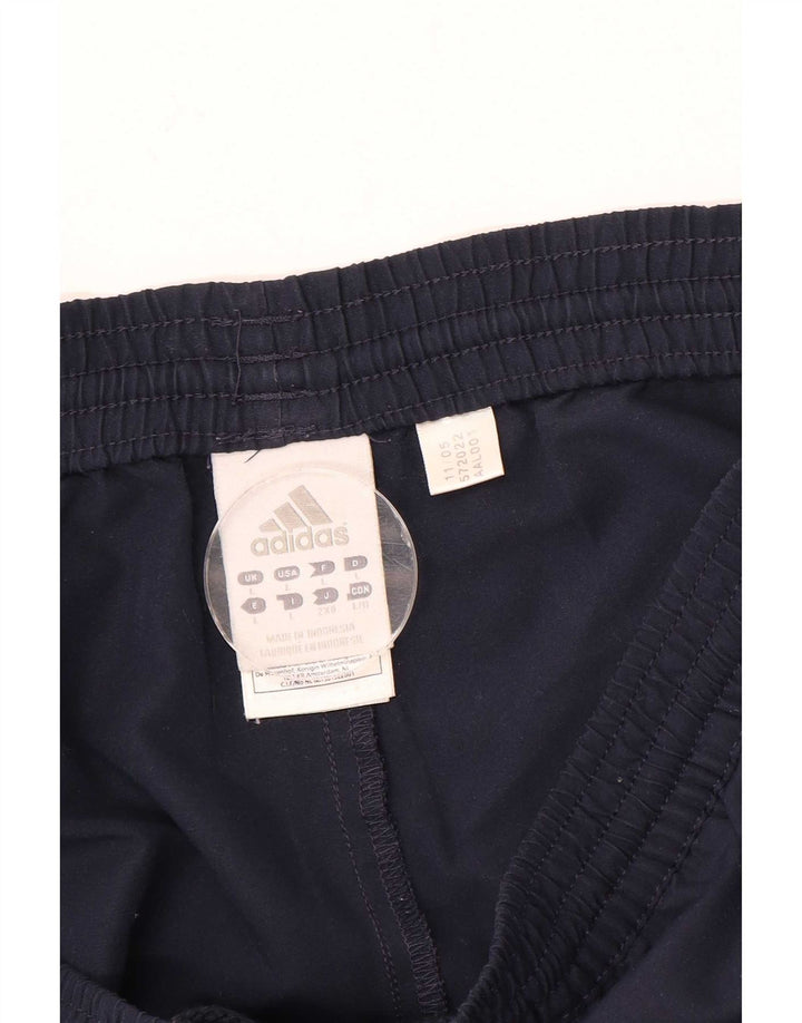 Pantaloni de trening pentru bărbați Adidas Pantaloni de jogging mari, bleumarin, poliester