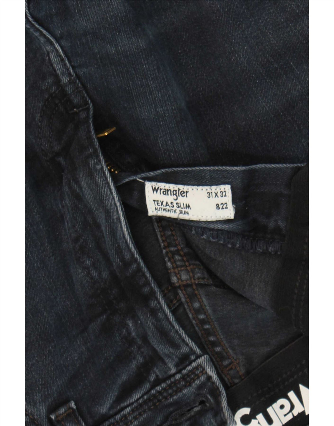 Blugi slim Texas Wrangler pentru bărbați W31 L32 bumbac bleumarin