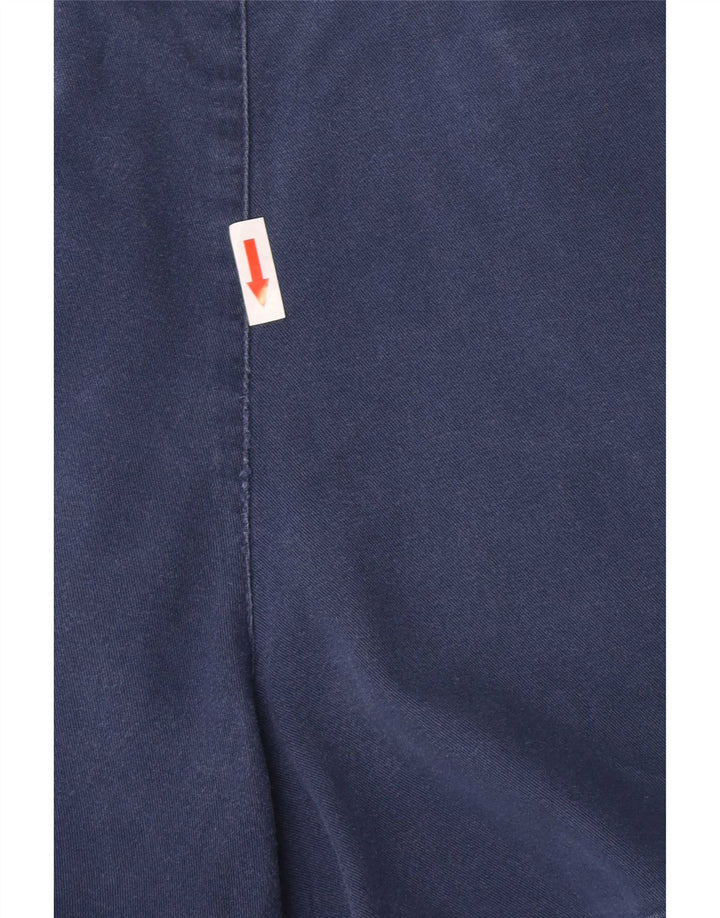 Pantaloni scurți chino pegged pentru bărbați Marks & Spencer W32, bumbac mediu albastru bleumarin